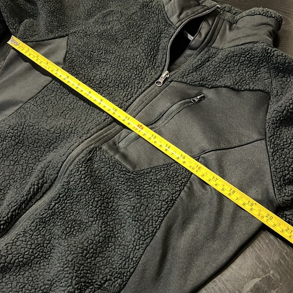 Columbia Plush Sherpa Full Zip Black Medium Jacket, VGUC - Picture 7 of 7